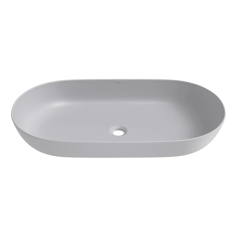 Раковина-чаша Wellsee Chic Riviera 80 326815000 цвет Серый матовый