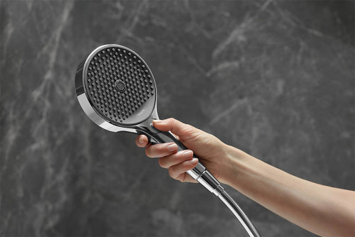 Ручной душ Hansgrohe Rainfinity 26864340 Черный Хром