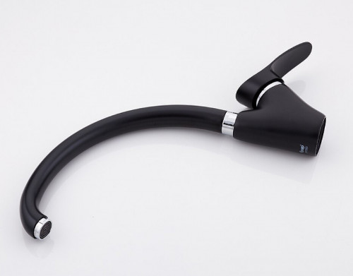 Смеситель для кухни Gappo G50 G4150 Черный матовый силумин