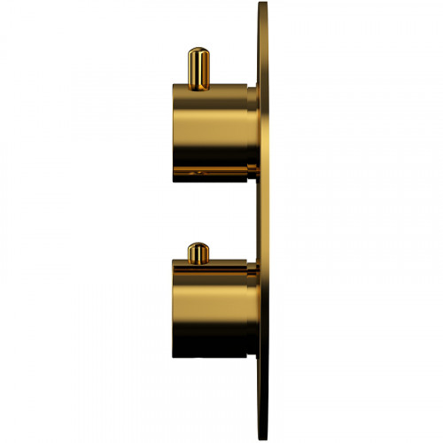 Смеситель для душа Whitecross Y gold Y1236GL с термостатом Золото латунь встраиваемый