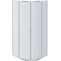 Душевой уголок Aquatek 100х100 AQ ARI RO 10020CH профиль Хром стекло прозрачное