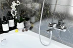 Смеситель для ванны Agger Clean A2410000 Хром латунь на стену