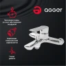 Смеситель для ванны Agger Clean A2410000 Хром латунь на стену