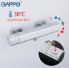 Смеситель для душа Gappo G2091 с термостатом Хром латунь на стену