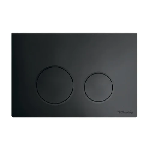 Унитаз с инсталляцией Tece Spring base K401115WCK цвет Белый с сиденьем Микролифт и клавишей смыва цвет Черный матовый