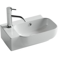 Раковина Ceramicanova Element 40 R CN6074R Белая фарфор подвесная