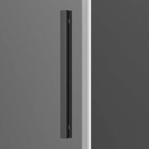 Душевой уголок Vincea Soft 120x80 VSR-3SO8012CLGM профиль Вороненая сталь стекло прозрачное