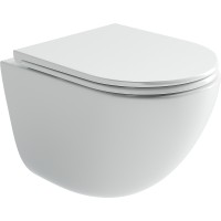 Унитаз Ceramicanova Vogue CN4008T подвесной Белый с сиденьем Микролифт фарфор подвесной