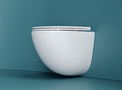 Унитаз Ceramicanova Vogue CN4008T подвесной Белый с сиденьем Микролифт фарфор подвесной