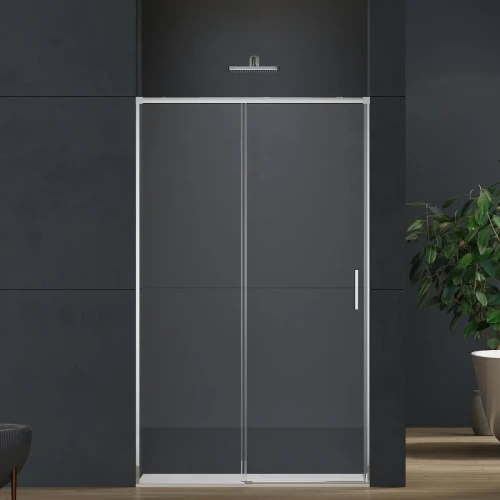 Душевая дверь Vincea Soft 2 110 VDS-3SO2110CL профиль Хром стекло прозрачное