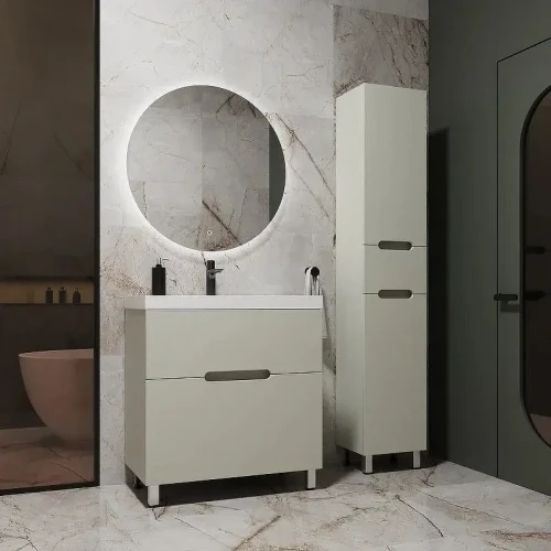 Тумба под раковину Style Line Матис 60 ЛС-00002432 цвет Олива