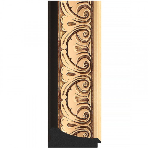 Зеркало Evoform Polygon 80х65 BY 7242 в багетной раме - Барокко золото 106 мм стекло