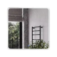 Зеркало Comforty Сириус 80 00-00020723 с подсветкой цвет Серебро матовое с сенсорным выключателем и диммером