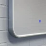 Зеркало Comforty Сириус 80 00-00020723 с подсветкой цвет Серебро матовое с сенсорным выключателем и диммером