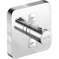 Смеситель для душа Kludi Push 389110538 с термостатом Хром латунь встраиваемый