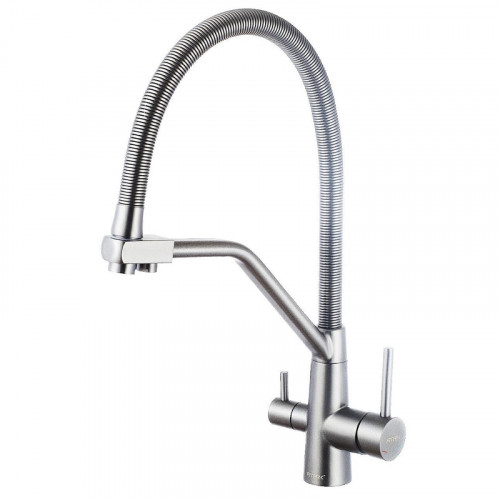 Смеситель для кухни Fmark FS0762L цвет Сатин