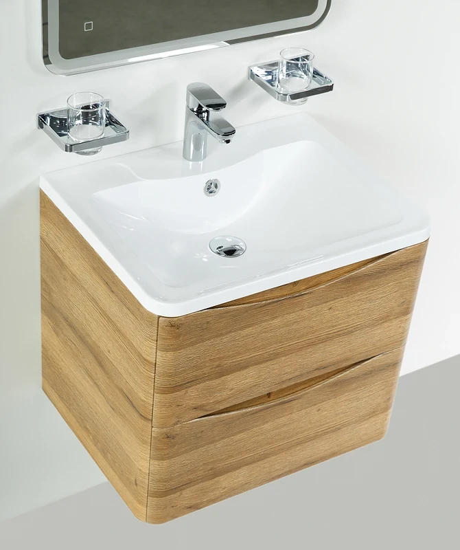 Тумба под раковину BelBagno 70 ACQUA-700-2C-SO-RR подвесная Rovere Rustico МДФ / ЛДСП