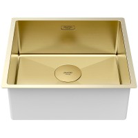 Кухонная мойка Paulmark Next 48 Uni PM214844-LG Светлое золото нержавеющая сталь встраиваемый