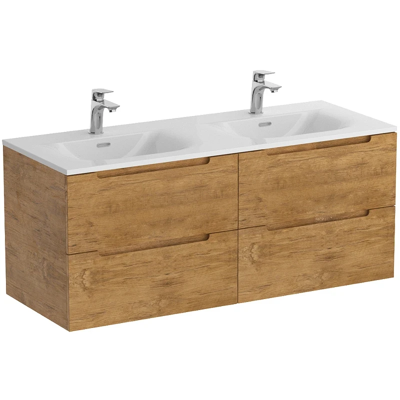 Тумба под раковину BelBagno Etna 120 ETNA-1200-4C-SO-2-RN подвесная Rovere Nature МДФ / ЛДСП