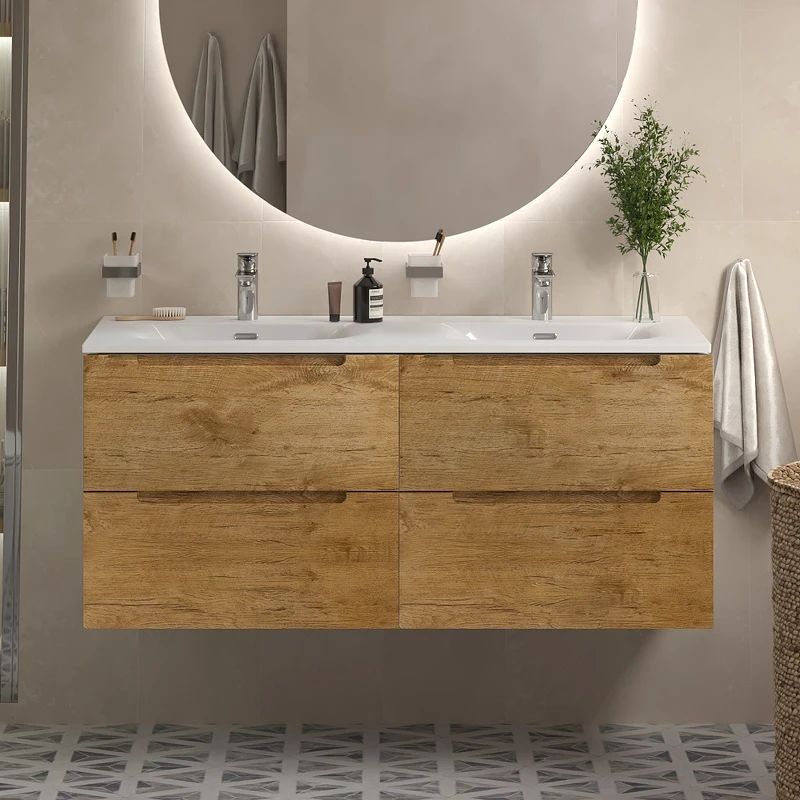 Тумба под раковину BelBagno Etna 120 ETNA-1200-4C-SO-2-RN подвесная Rovere Nature МДФ / ЛДСП