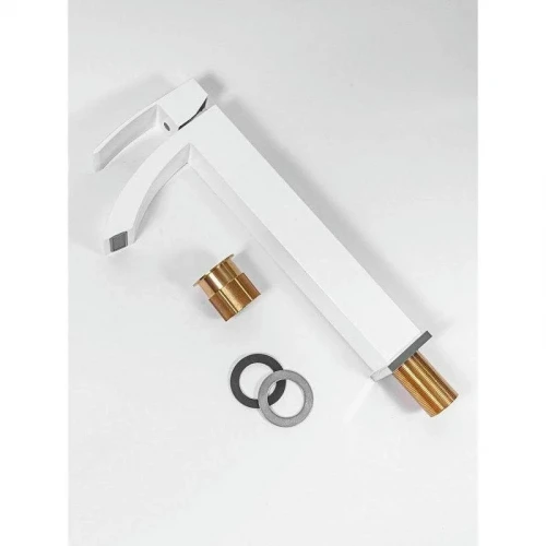 Смеситель для раковины Hansberge Cubito H2077WW цвет Белый