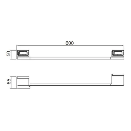 Полотенцедержатель Gappo G30801-9 цвет Оружейная сталь