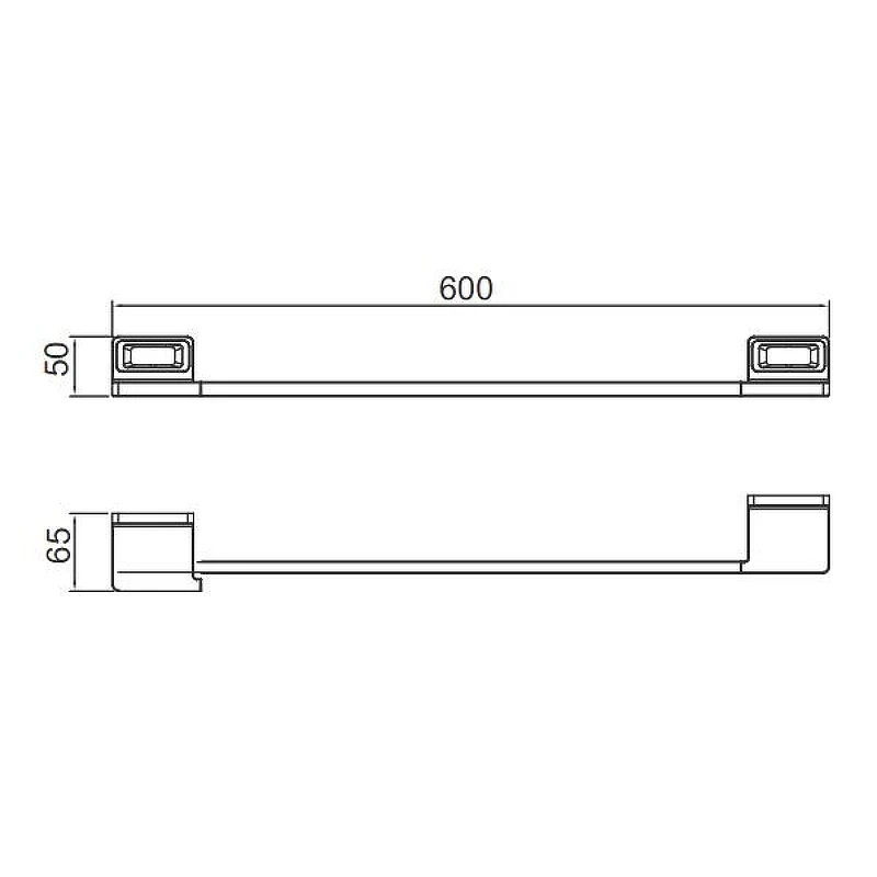 Полотенцедержатель Gappo G30801-9 цвет Оружейная сталь
