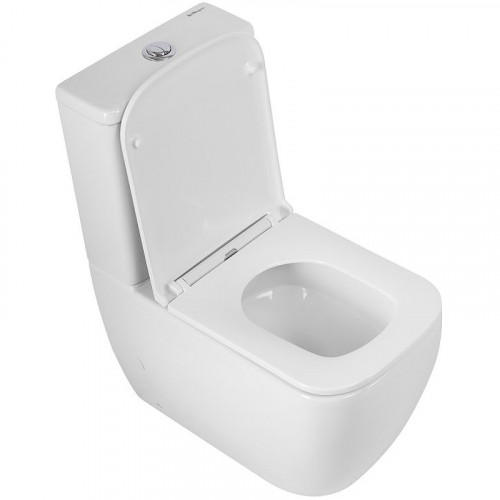 Унитаз компакт BelBagno Luce-Tor BB2197CP-TOR/SC/BB2197T с бачком и сиденьем Микролифт фаянс напольный