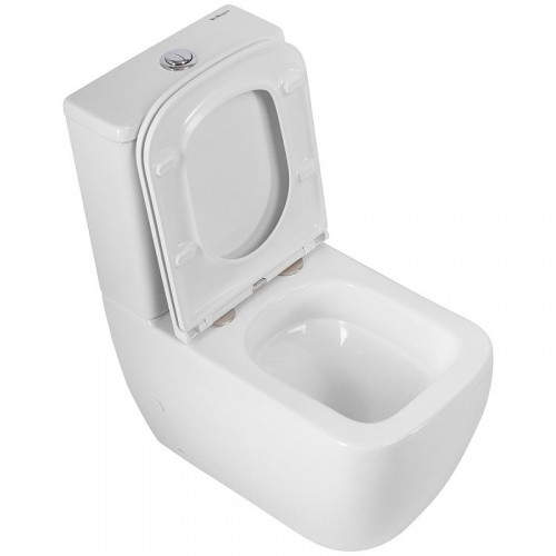 Унитаз компакт BelBagno Luce-Tor BB2197CP-TOR/SC/BB2197T с бачком и сиденьем Микролифт фаянс напольный