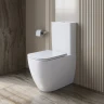 Унитаз компакт BelBagno Luce-Tor BB2197CP-TOR/SC/BB2197T с бачком и сиденьем Микролифт фаянс напольный