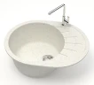 Кухонная мойка Azario Light 57.5 CS00079921 цвет Светло-серый