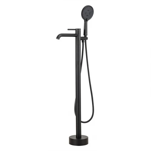 Смеситель для ванны Gappo G3006-6 цвет Черный матовый