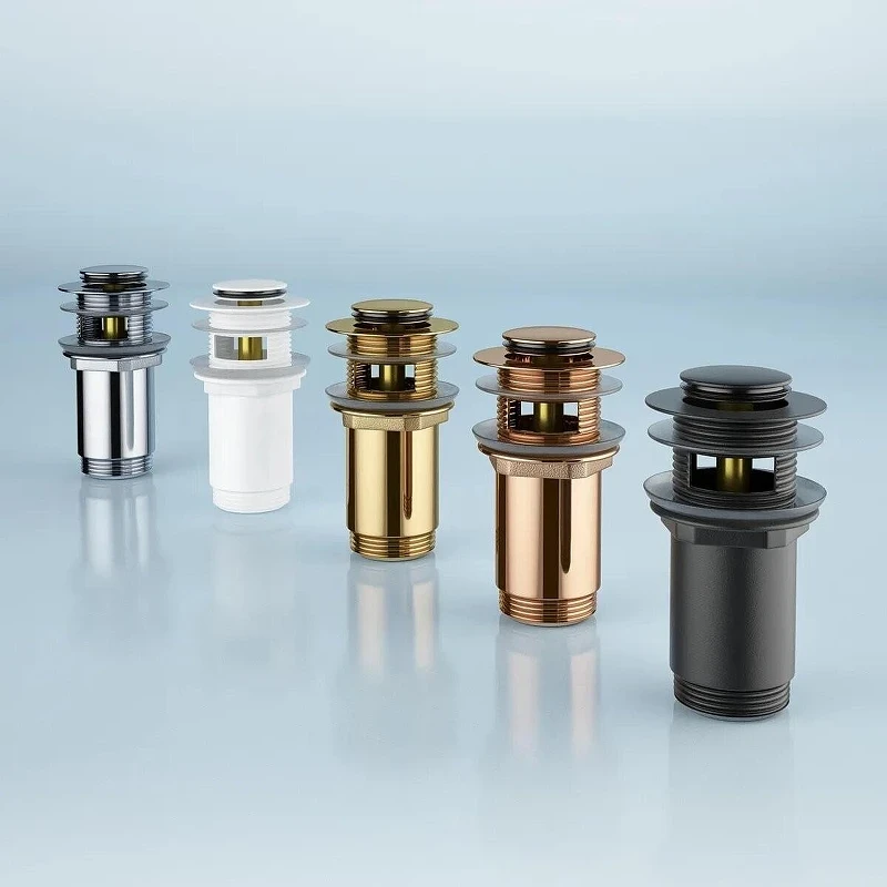 Донный клапан Wellsee Drainage System 182133000 click-clack цвет Белый матовый