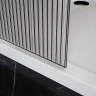 Душевая перегородка Azario Walk-in 90 AZ-251-90-MB-CRF профиль Черный матовый стекло рифленое