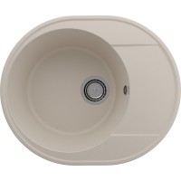 Кухонная мойка Ulgran Quartz Nora 585-02 Лен искусственный камень (литьевой мрамор) встраиваемый