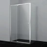Душевая стенка WasserKRAFT Aula 100 11P10-RP100 профиль Хром стекло прозрачное