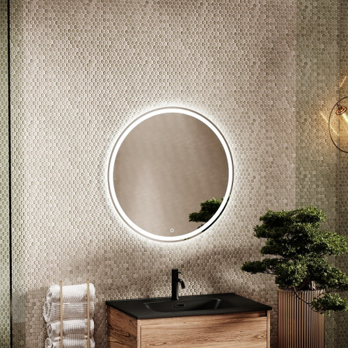 Зеркало Sancos Bella 60 BE600 с подсветкой с сенсорным выключателем и диммером стекло