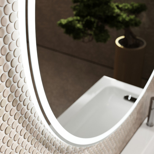 Зеркало Sancos Bella 60 BE600 с подсветкой с сенсорным выключателем и диммером стекло