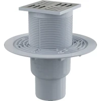 Трап для душа Alcaplast APV201 с решеткой Хром