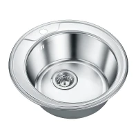 Кухонная мойка Emar Steel 49 490 цвет Нержавеющая сталь глянцевая
