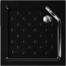 Акриловый поддон для душа Melodia della vita Square 80x80 MTYSQ8080Bk Черный