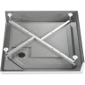 Акриловый поддон для душа Melodia della vita Square 80x80 MTYSQ8080Bk Черный