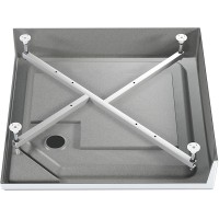 Акриловый поддон для душа Melodia della vita Square 80x80 MTYSQ8080Bk Черный