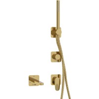 Смеситель для ванны WasserKRAFT Neckar A2151.277.279.280.197.281 Золото глянцевое латунь встраиваемый однорычажный