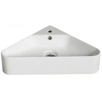 Раковина CeramaLux 56 78377 Белая фаянс подвесная