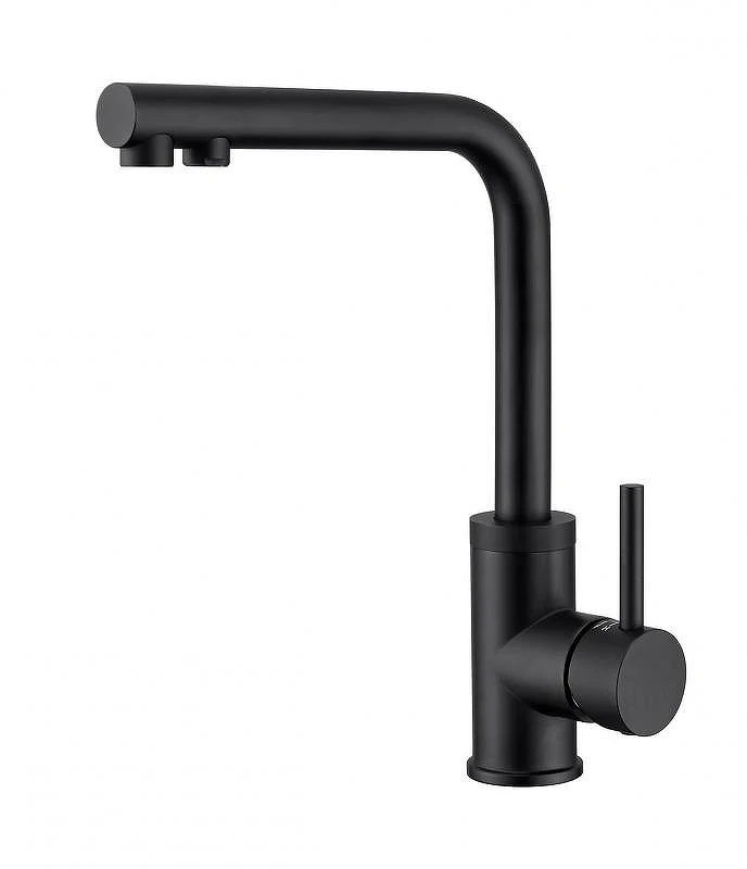 Смеситель для кухни Emar Steel ЕСВ 7015 цвет Black