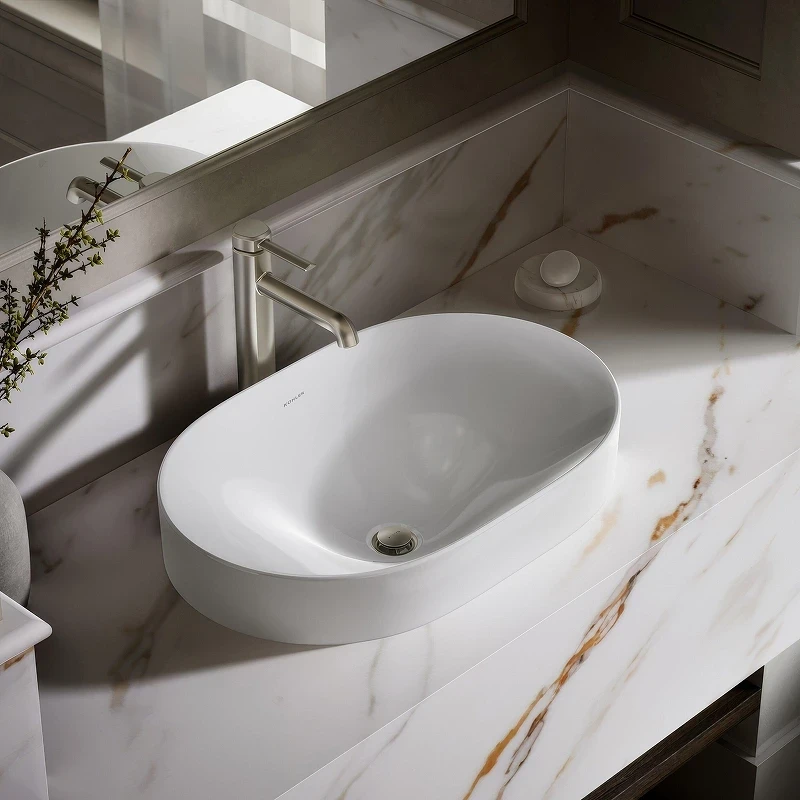 Раковина накладная Jacob Delafon (Kohler) Chalice 58 31701T-0 цвет Белый