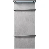 Электрический полотенцесушитель Black&White N-388AG 40x90 388AG с полкой Armani Grey алюминий