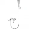 Смеситель для ванны Grocenberg GB8007WC Белый Хром
