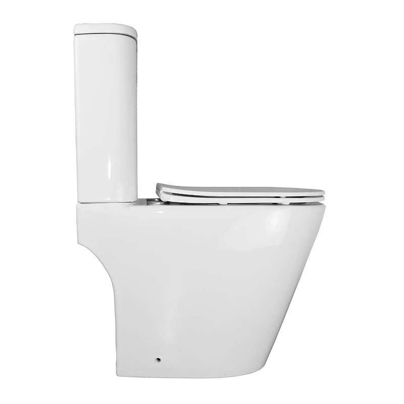 Унитаз компакт Azario Berton AZ-6093 цвет Белый с бачком и сиденьем Микролифт